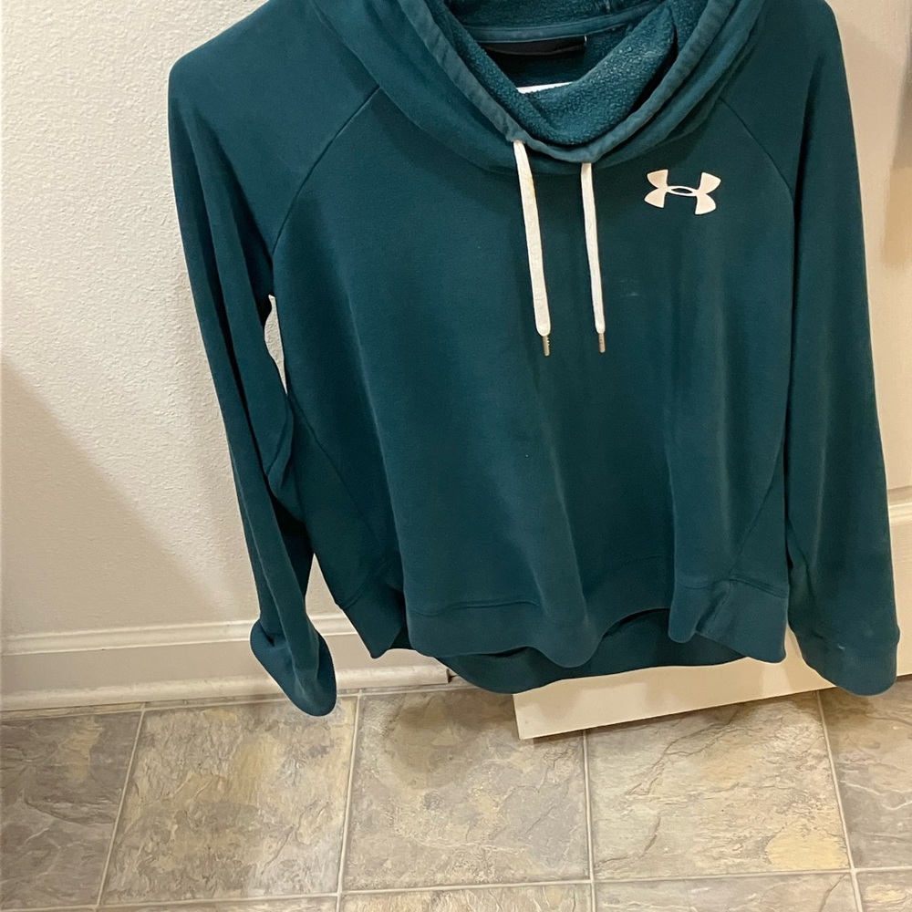 Under Armour Green Oversized Hoodie Relaxed Fit